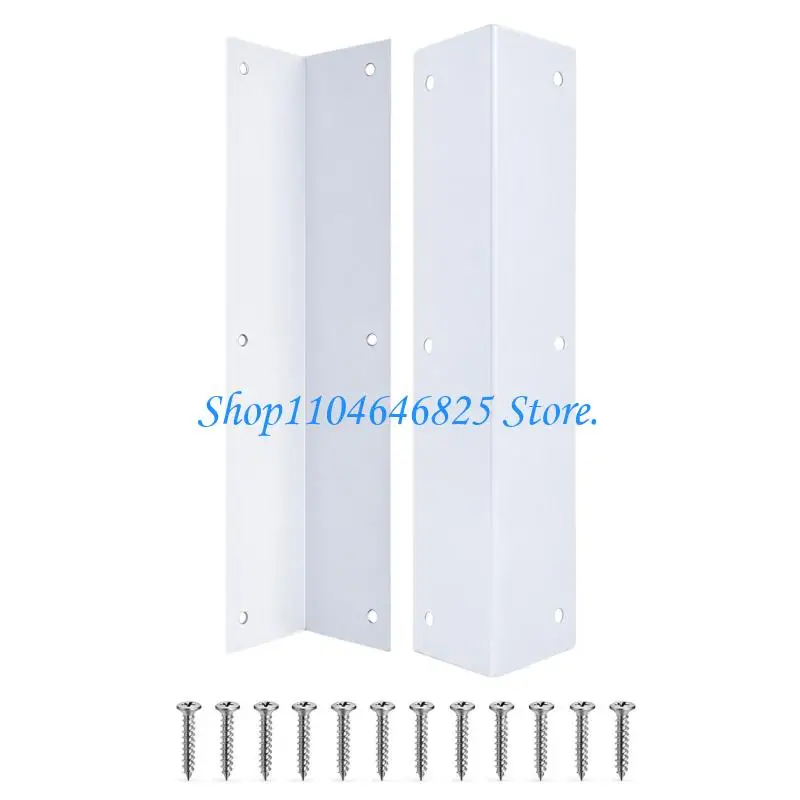 Wall Corner Guard Set with Steel L-Shaped Cover Construction