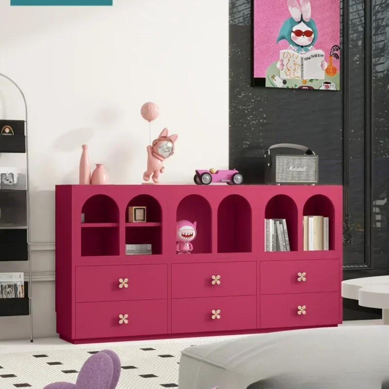 Dopamine bucket cabinet against the wall arched display cabinet furniture