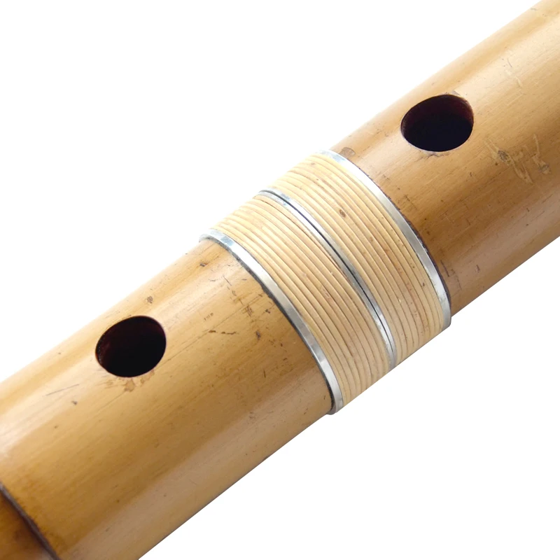 YPXD Japanese Shakuhachi End-Blown Flute with Root End Professional Bamboo Flute Vertical Flute 5 Holes Musical Instrument