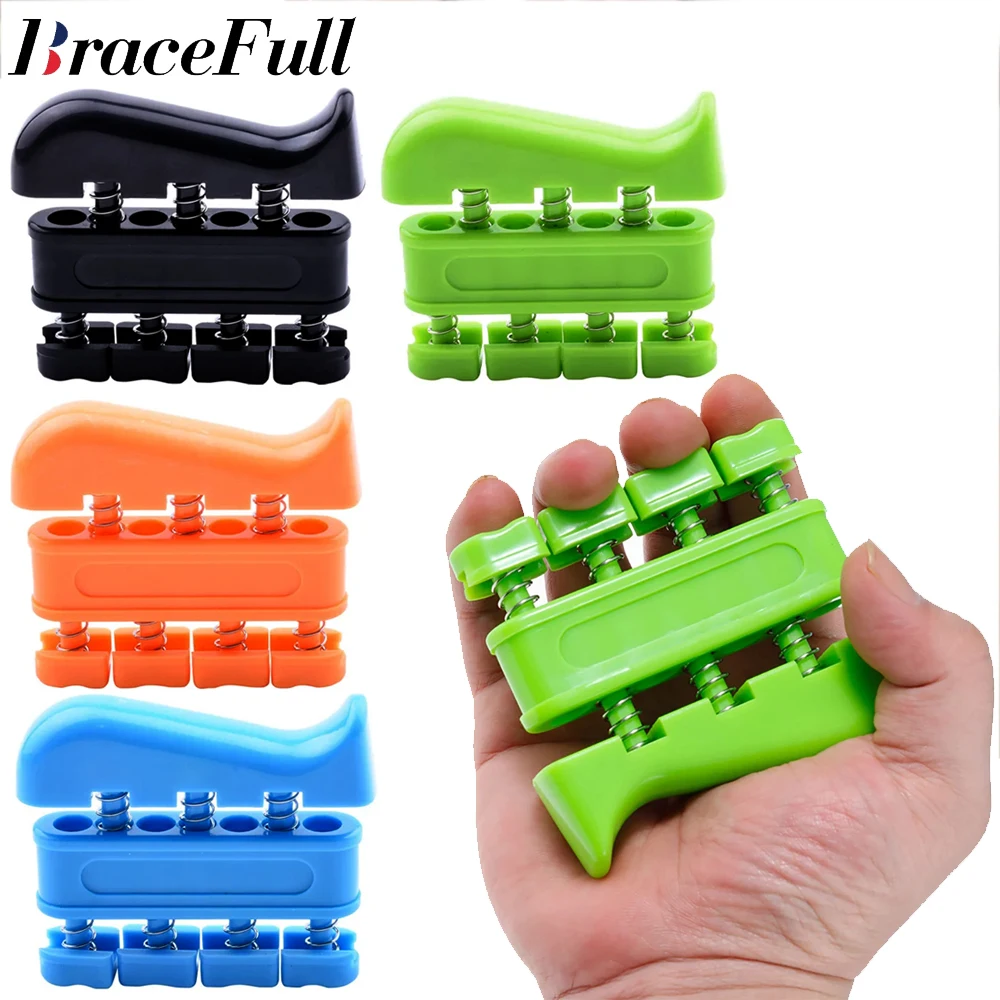 Finger Trainer Exerciser Strengthener Power Training Hand Grip Recovery Rehabilitation Hand Fitness Equipment for Gym Workout