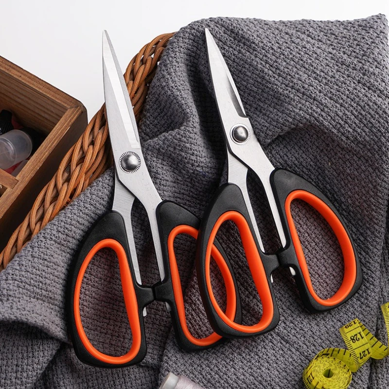 Labor Saving Anti-slip Stainless Steel Multi Scissors for Garden Pruning Fabric Office Paper Cutting Heavy Duty Sharp Scissors