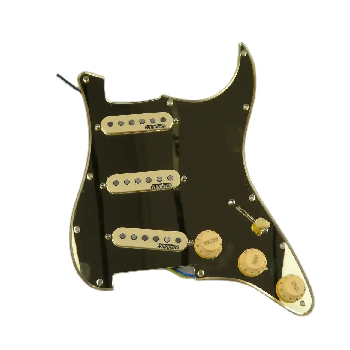 

Wilkinson Ainico 5 Pickups Guitar Pickups SSS Single coil Guitar Pickups loaded Prewired Pickguard Guitar Parts Replace