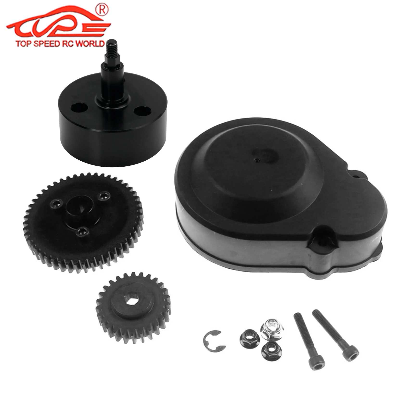 Metal Super High Speed Gear Kit 48T/26T or With One-piece Clutch Cup for 1/5 HPI ROVAN ROFUN KM BAJA 5B 5T 5SC TRUCK Rc Parts