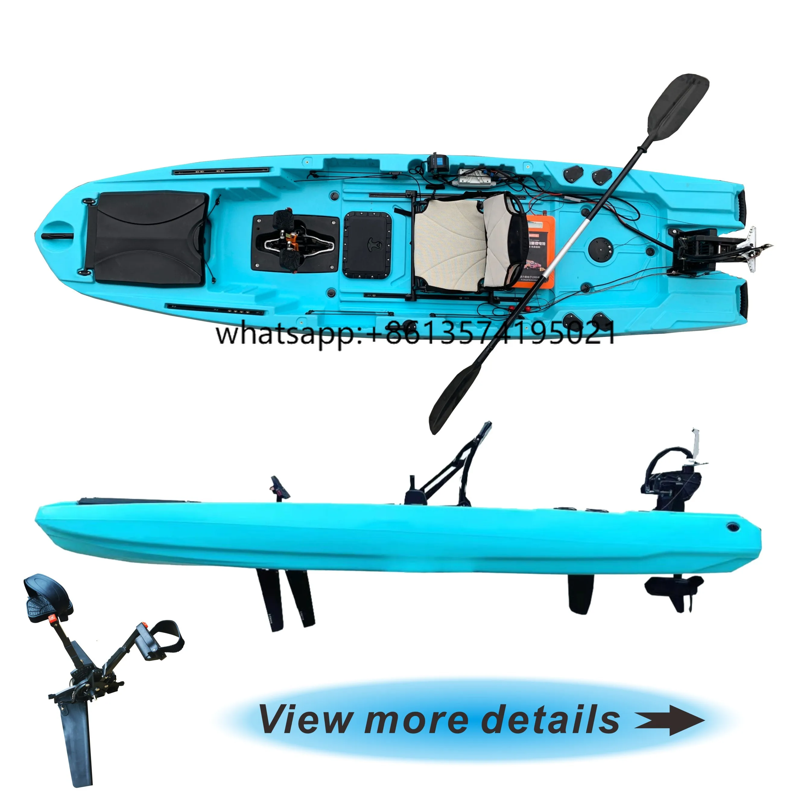 

ITOO 3.2M 11FT Professional Manufacturer Best Price Lure Kayak Pedal Drive Motor System for Fishing