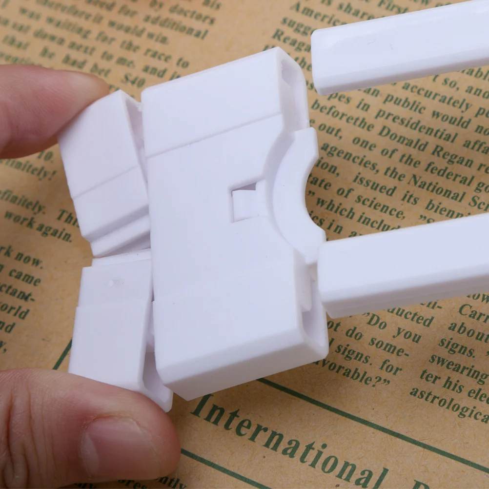 6 قطعة أقفال خزانة على شكل حرف U سلامة الطفل للأبواب والنوافذ سريعة تناسب مواد عالية الجودة لا حاجة للحفر #3