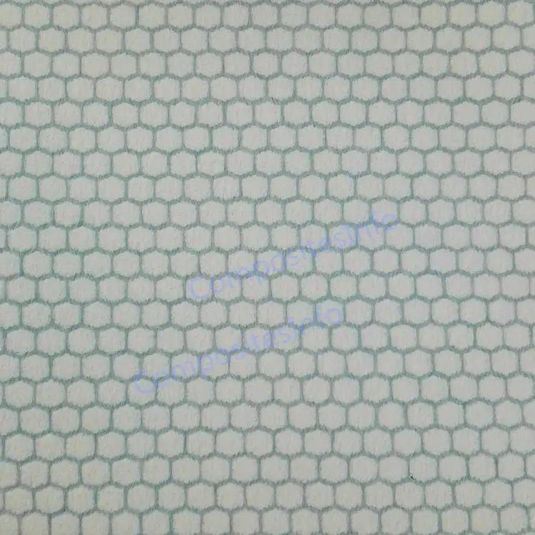 

Honeycomb strong core felt polyester non-woven sandwich material vacuum introduction process closed mould mold makin