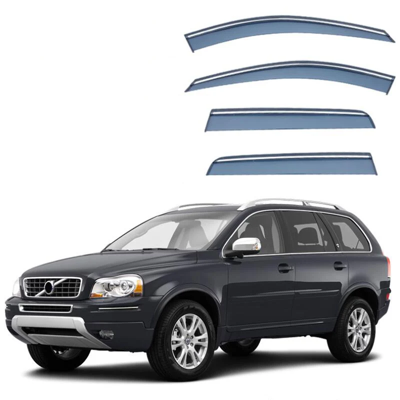 Side Window Deflector Weather Shields Window Visor For Volvo XC90 2002 2003 2004 2005 2006 2007 2008 2009 2010 2011 2012 -2024
