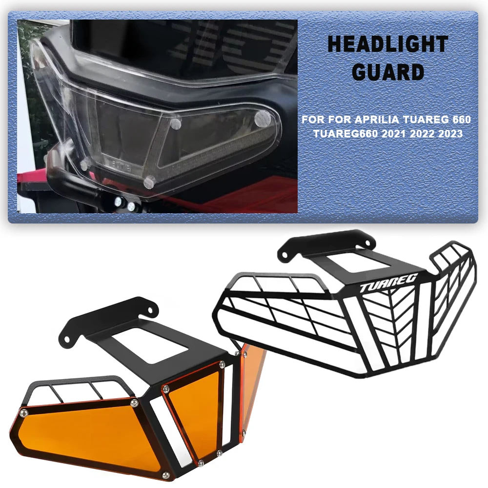 

Motorcycle Protection Grille Protect Headlight Head Light Guard Protector Cover For Aprilia Tuareg 660 TUAREG660 2021 2022 2023