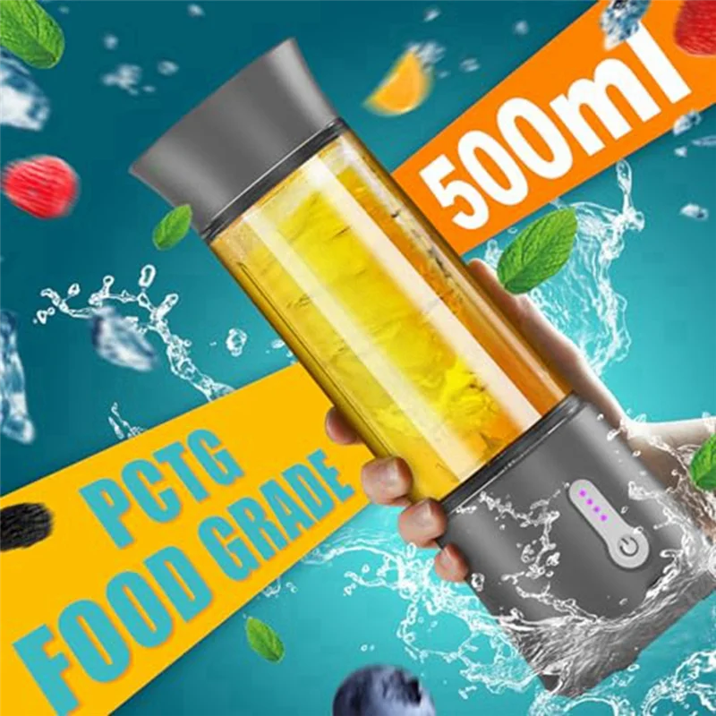 

A08I Portable Juicer Mini Blender Fully Automatic Juicer Electric Fruit Juicer For Making Milkshakes And Smoothies