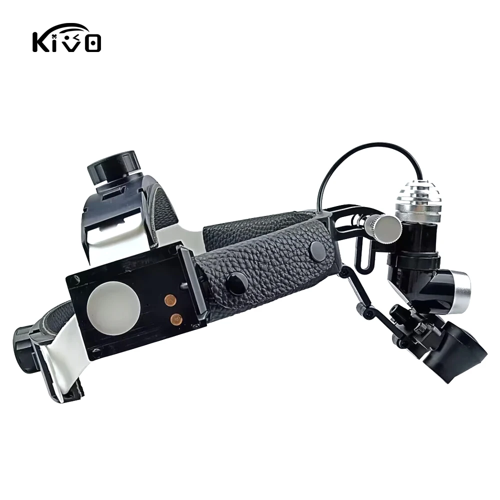 Dental Loupes X2.5,X3.5 Magnifier Head-mounted Surgical Headlights Binocular Dentistry Headlamp