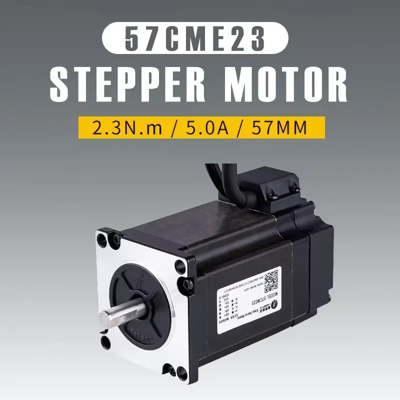 57CME23 Leadshine Closed Loop Stepper Motor NEMA23 Servo Motor Instal 1000-Line Encoder Easy Servo Motor Output 2.3NM Shaft