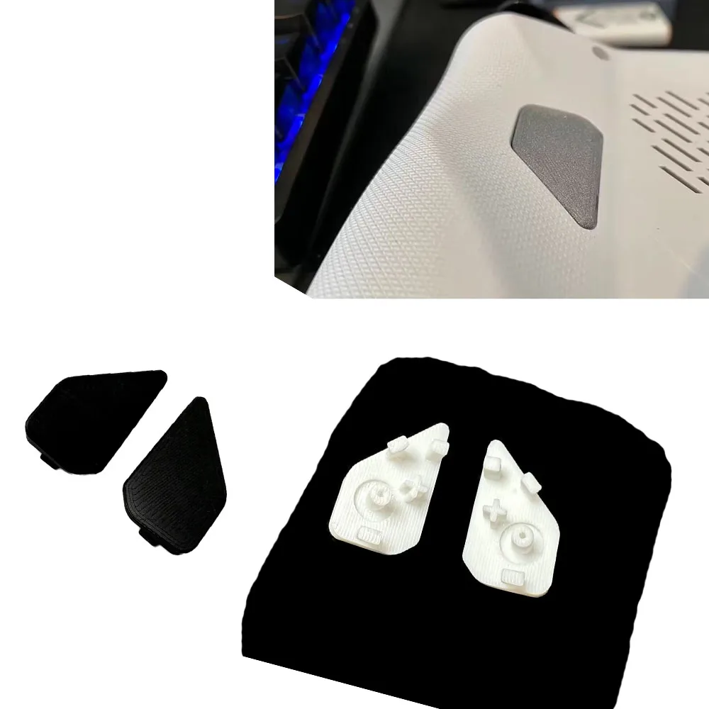 

for Rog Ally Flat Back Buttons Handheld Game Console Replacement Parts Comfortable Feel Easier to Grasp Black White Gray
