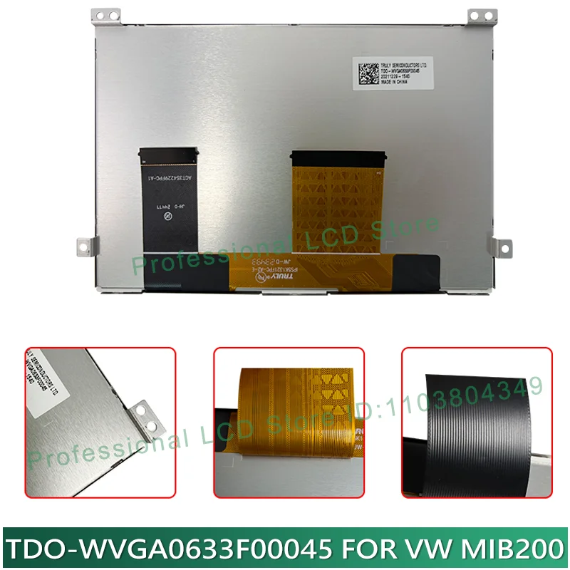 

Новый 6,5-дюймовый сенсорный ЖК-экран TDO-WVGA0633F00045 TDO-WVGA0633F00039 TDO-WVGA0633F00036 для автомобильной мультимедийной системы VWMIB 200 MIB680 682C