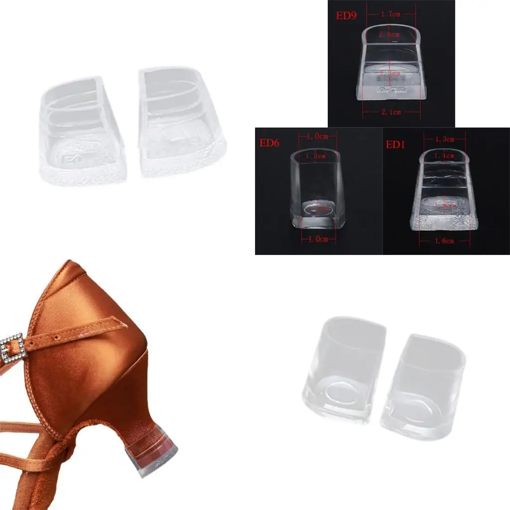 

Y1uc 2 шт. Клички каблука для высокой каблуки Практические каблуки Стопперы Силиконовые пятки защитники латинские шпильки танцы