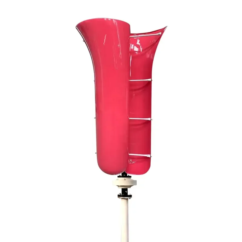 

New Arrival Tulip Shape 800W 1000W 24V 48V No Noise High Efficiency Vertical Wind Turbine Generator