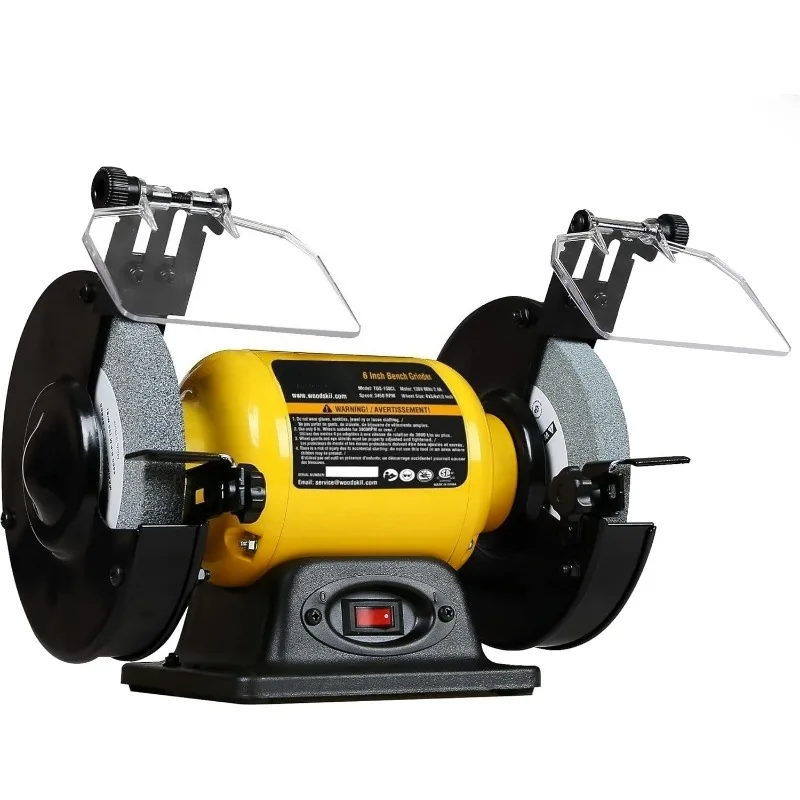 

2.8Amp 1/2HP 6-Inch High-Speed Bench Grinder, CSA Listed, Table Grinder for sharpening