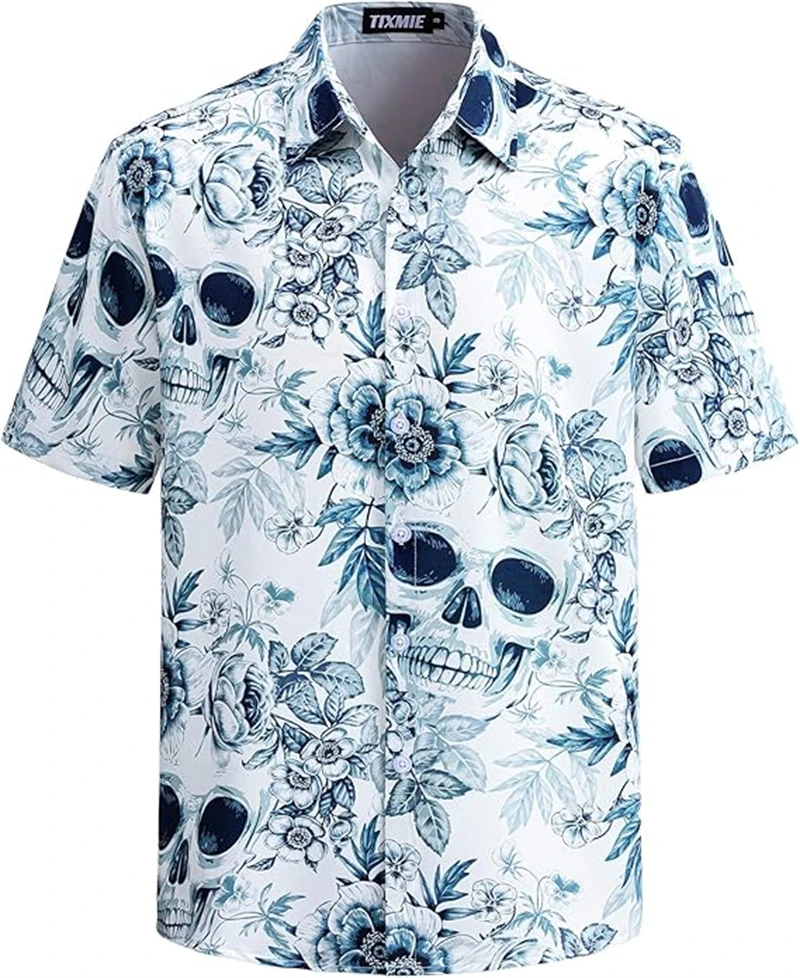 Hawaiian Harajuku 3D Print Men's Shirt - Exotic Summer Style