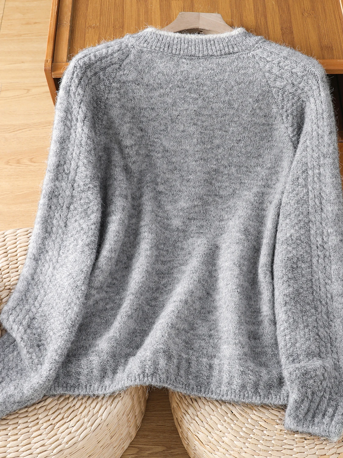 Beiläufige Gestrickte Pullover Jaet frauen Warme Kaffee Milch Farbe Herbst Winter Neue Sle Faul Abnehmen Vielseitig Kleine Top