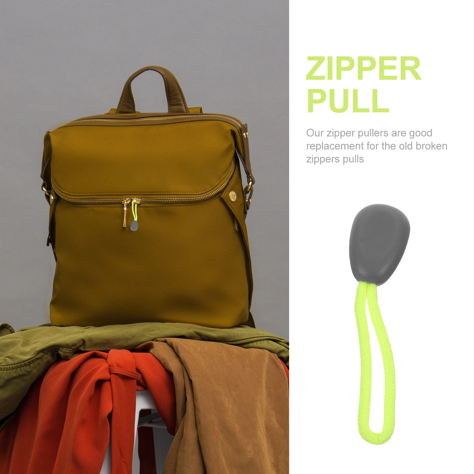 

30pcs Zipper Pull Replacement Handle Rope Tabs for Jackets Bags Suitcases Handbags Durable Practical Camping Hiking