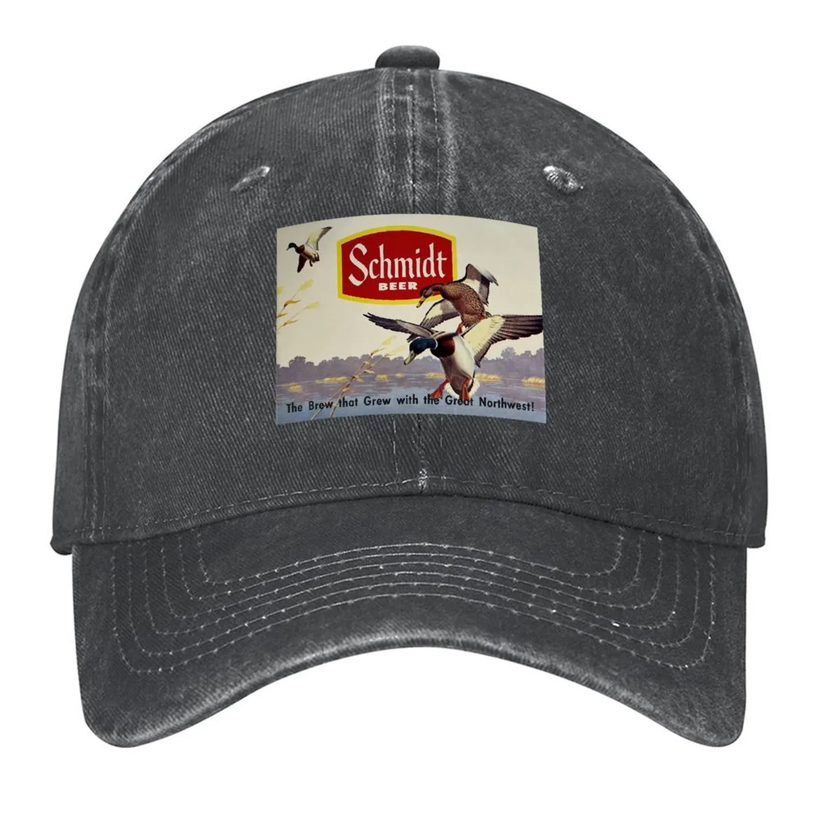 

Schmidt Beer Duck Hunting Vintage Retro Baseball Cap Luxury Hat sun hat Ball Cap New Hat For Women Men's