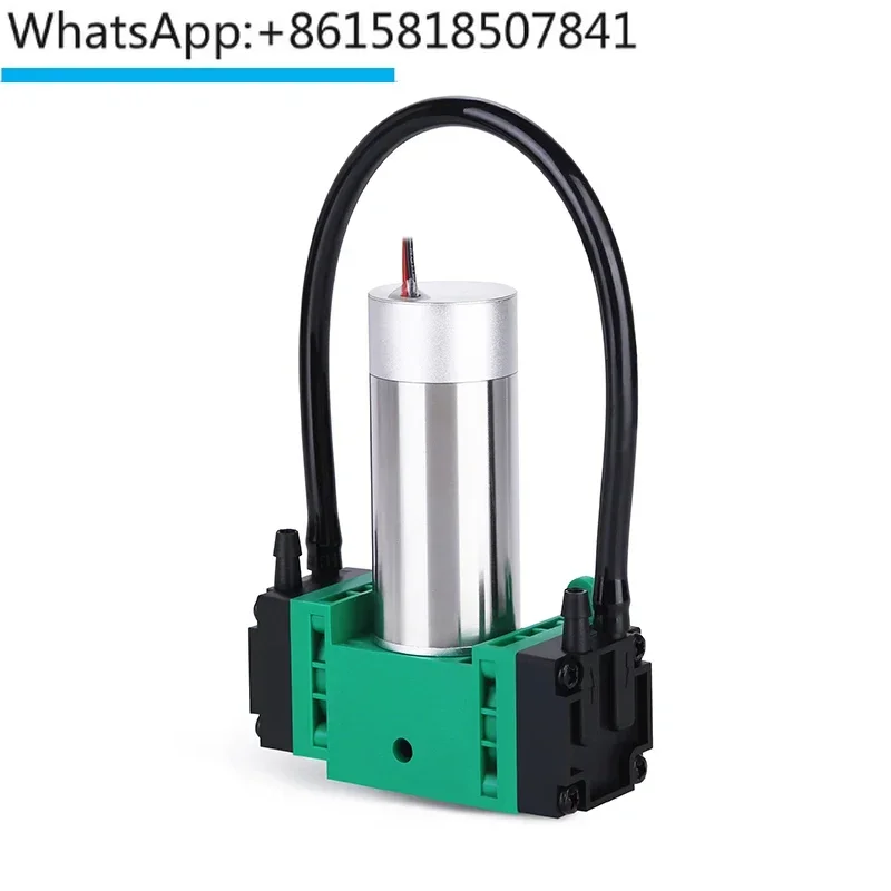 Miniature vacuum pump 12V negative pressure pump, small suction laboratory diaphragm pump, electric sampling 24V oil-free PENGPU