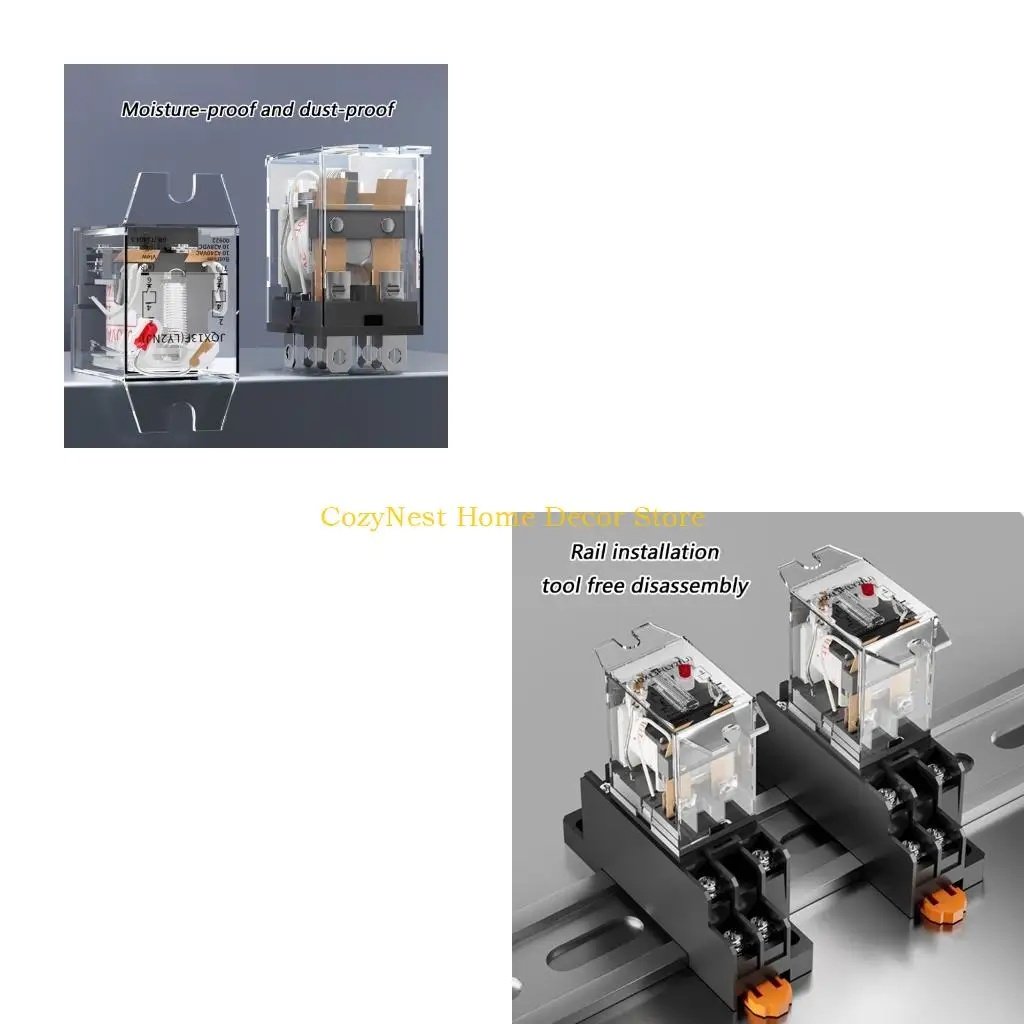 92MF Electromagnetic Power Relays with LED Indicators For Electrical Circuits And Smarted