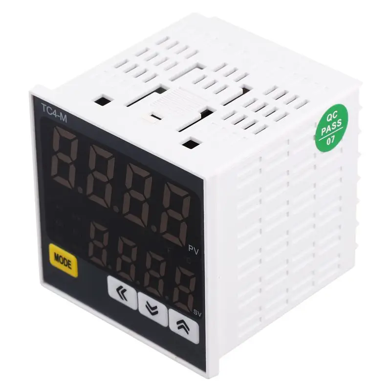 

AT14 Thermostat Digital Temperature Controller AC85-265V AC PT100 K J Input TC4M PID Temp Control Thermoregulator 1300℃