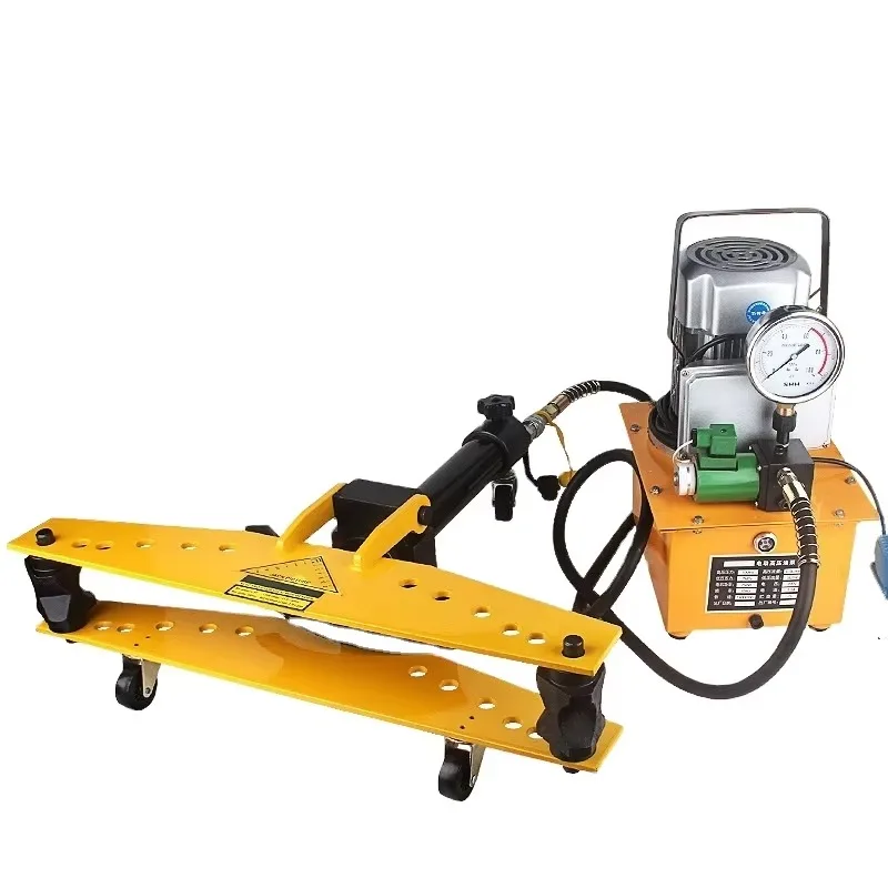 Split Type Electric Hydraulic Pipe Bender 1 2 3 4 5 Inch For Galvanized Pipe Seamless Steel Tube Round Pipe Bending Machine