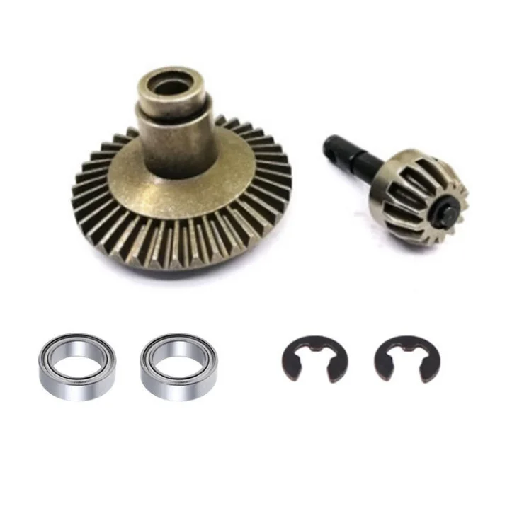 

Комплект усиленных главных приводных конических шестерен 38T+13T для дифференциала радиоуправляемых краулеров 1/10 Axial SCX10 90028 90035 (запчасти для тюнинга)