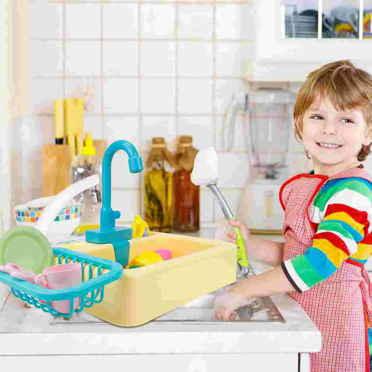 子供のための電気食器洗い機のおもちゃ,プレイハウス,教育ゲーム,キッチン,子供