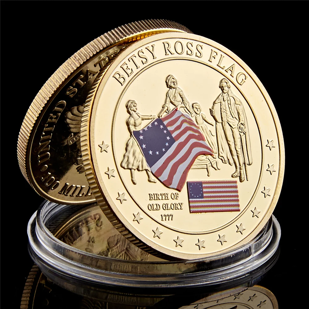 Betsy Ross Flag Birth Of Old Glory Commemorative Challenge Coin