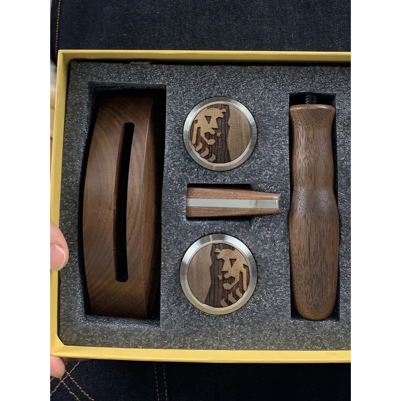 For modifying the walnut Wood/Zebra wood knob handle of the Italian lamarzocco mini semi-automatic single-head coffee machine