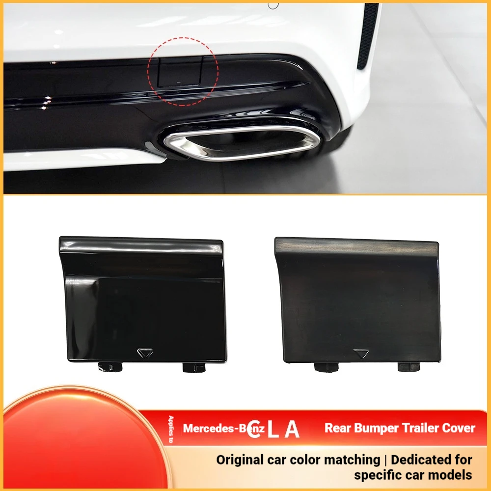 For 15-19 Mercedes Benz CLA Rear Bar Trailer Cover W117 Rear Bumper Traction Hook Cover 1178859800