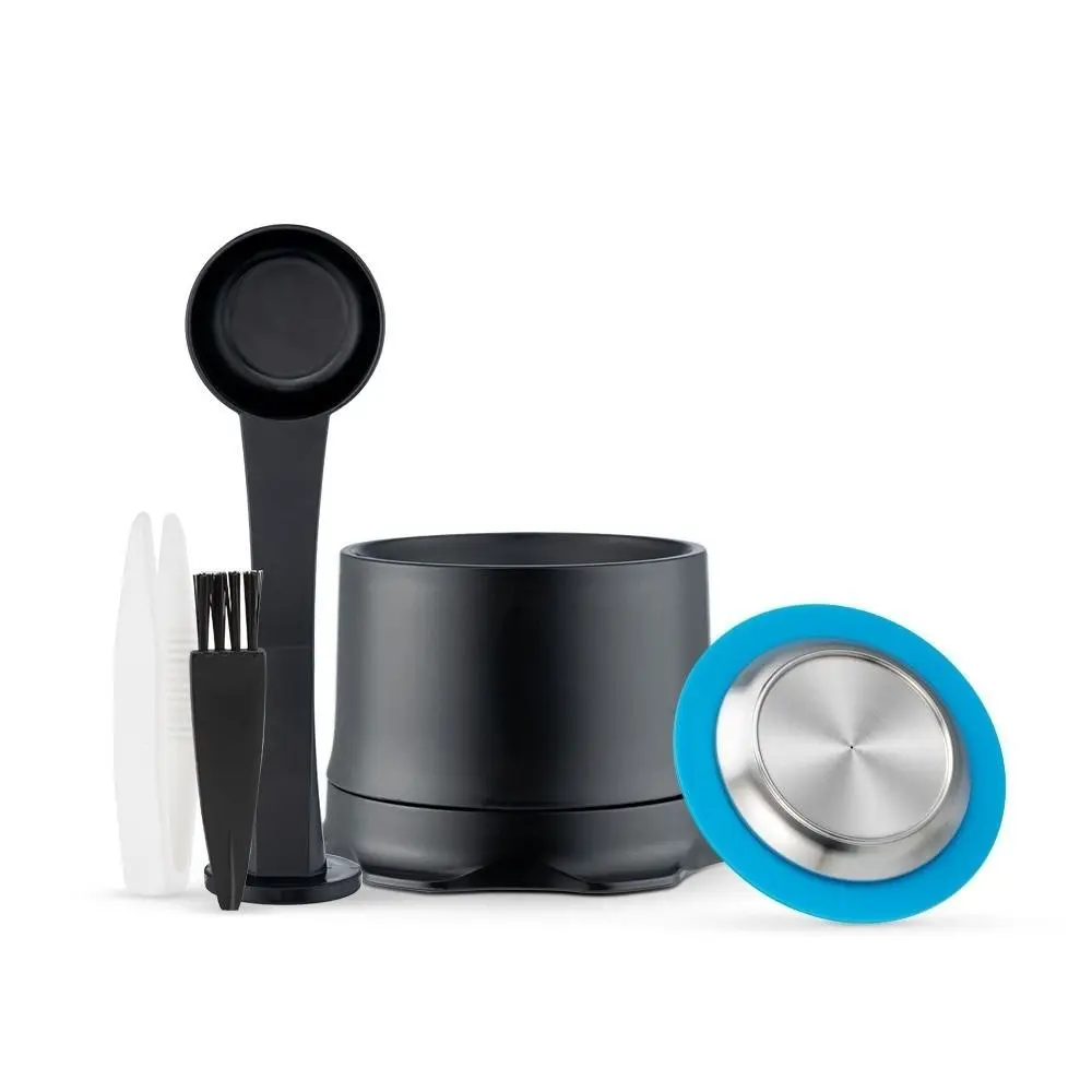 Reusable Refillable Coffee Capsules Metal Filter 3-4g Capacity Espresso Pods Spare Parts Set for Nespresso Zenius