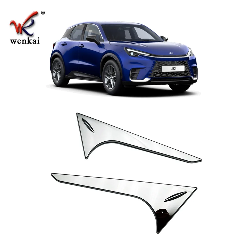 

Car Styling Tail Rear Window Trim Strip For 2024 Lexus LBX Accessories ABS Chrome
