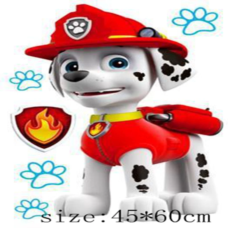 Paw Patrol Wall Stickers for Kids - Boys & Girls Modern Home Decor PVC Removable DIY Living Room Accessories