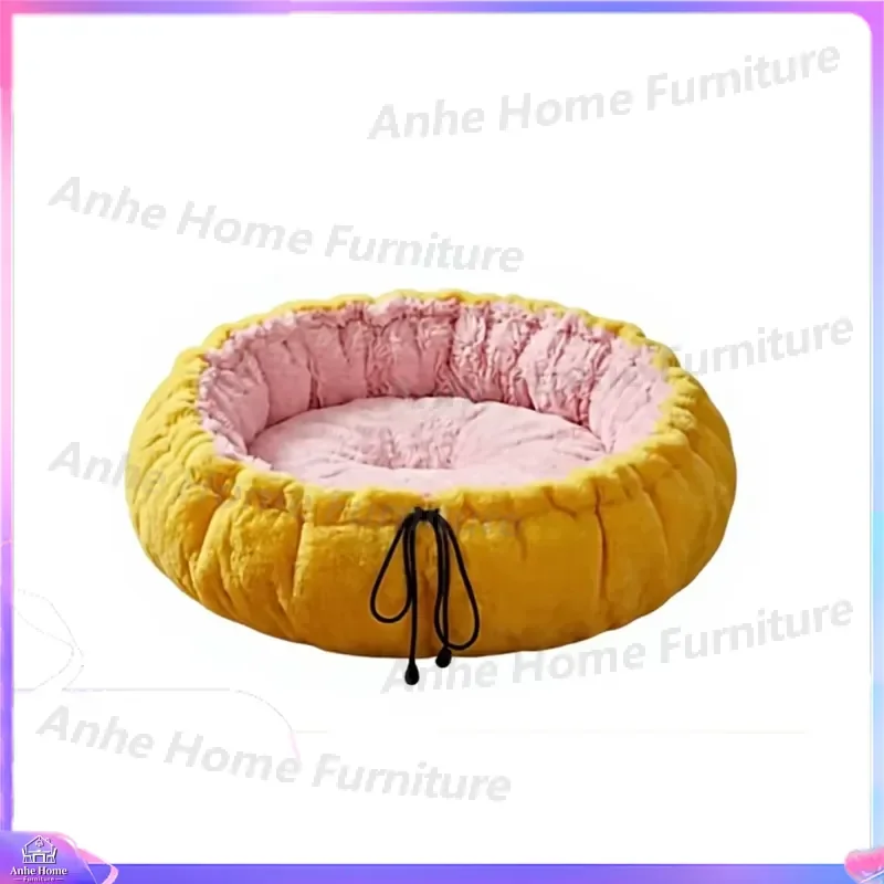 Luxury Cat Bed Large Plush Pet House Warm Winter Dog Bed Soft Furry Cave Kennel Indoor Outdoor Durable Eco Friendly Furniture
