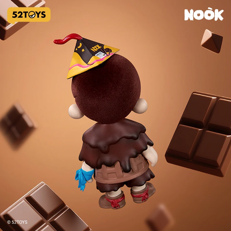 52TOYS SEEK 100% Limited Edition Pure Dark Chocolate, Cute Figures, Collectible Toy, Height: about10cm/3.14inch