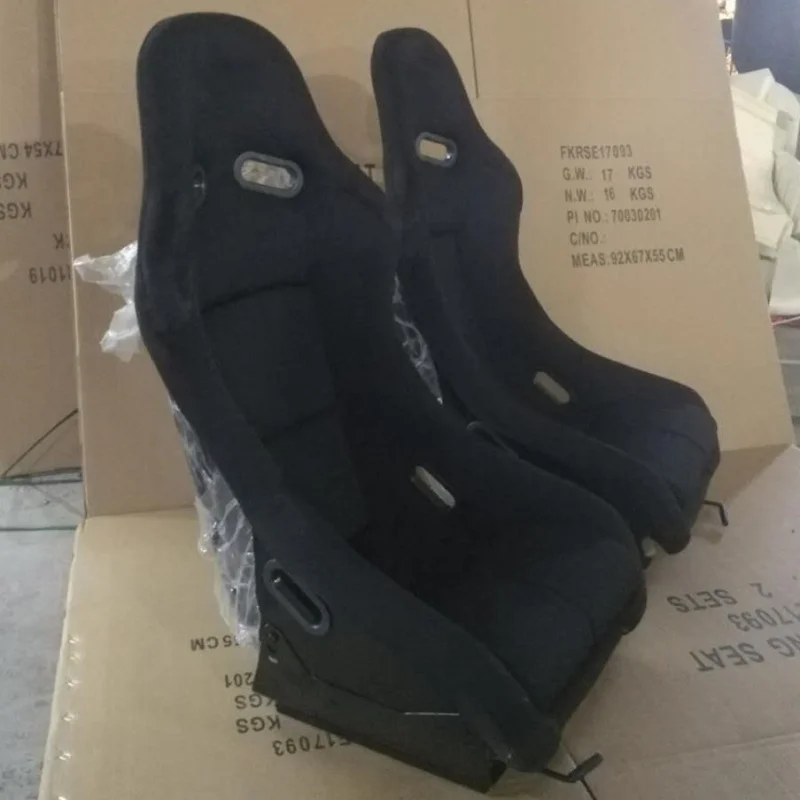 

Knitted Fabric with L-Board Single Slide Track Bucket Modified Car Racing Seat