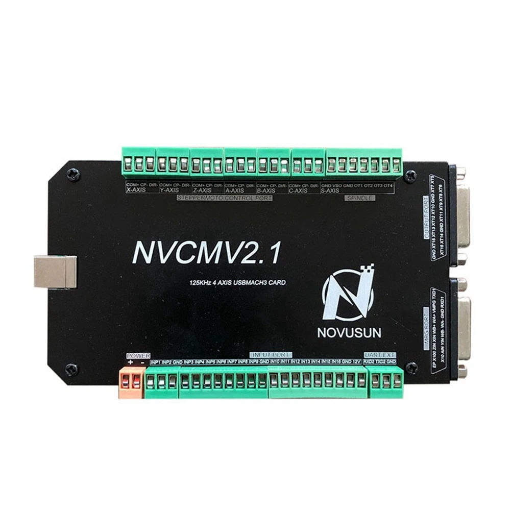 

NVCM Mach3 USB Interface Cnc Motion Controller Nvcm 6 Axis Cnc Motion Control Card Metal Case Does Not Heat