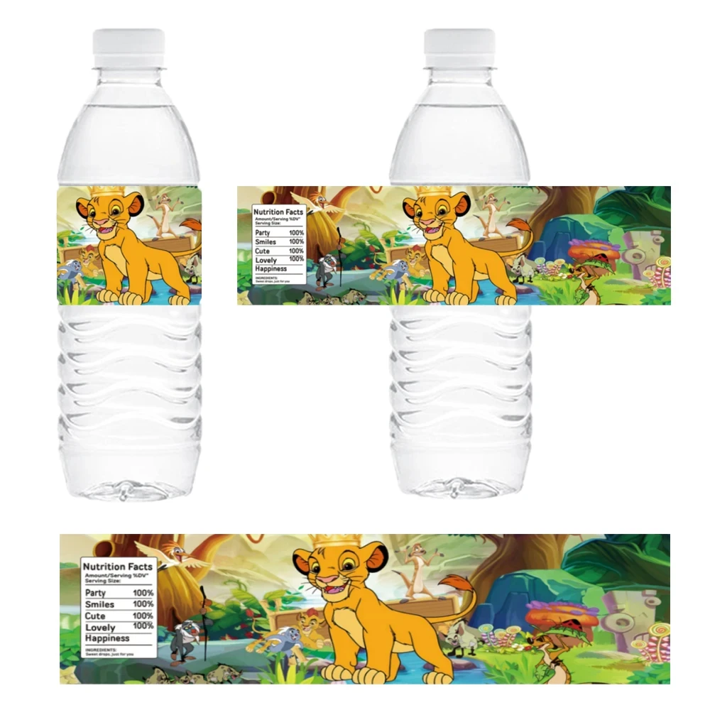 Lion King Birthday Party Gift Lion King Party Supplies Gift Bags Stickers Water Bottle Labels Bracelets Cake Topper Honeycomb