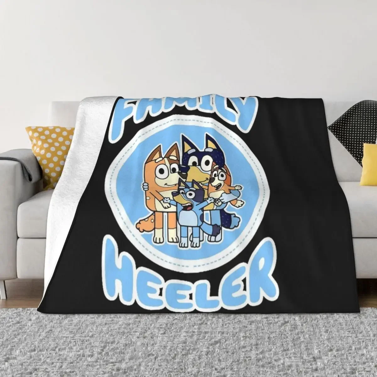 

Family Heeler (1) Throw Blanket Nap valentine gift ideas anime Blankets