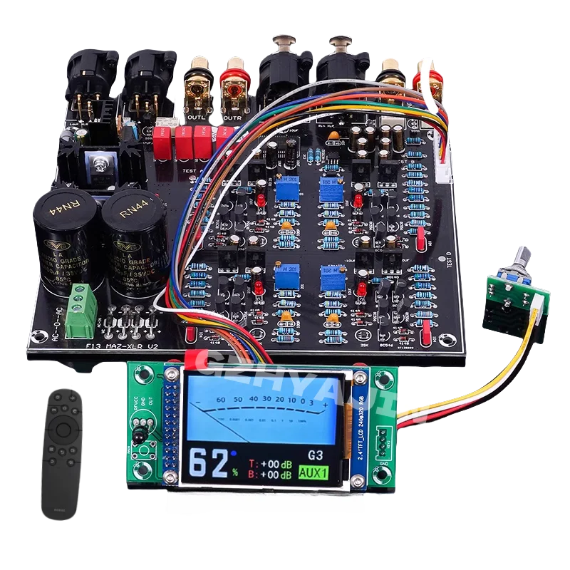 Malan HDAM HI-END fully balanced high-end preamplifier finished board infrared remote control