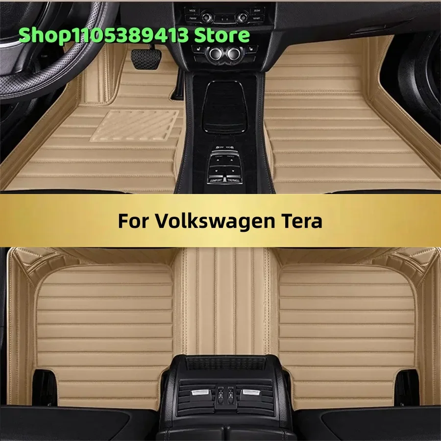 

Artificial Leather Custom Car Floor Mats For Volkswagen Tera 2025 2026 2027 2028 Car Mat Accessories Mats Carpets Auto
