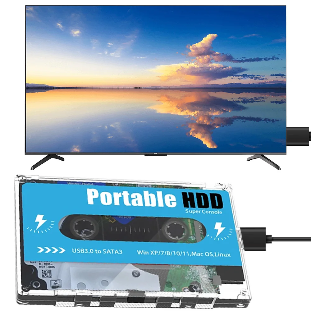 وحدة تحكم فائقة 500G للألعاب HDD Retro Game 55000 ألعاب فيديو 70 محاكيًا لـ PS3/PS2/WII/WIIU/MAME/DC/SS التوصيل والتشغيل Batocera