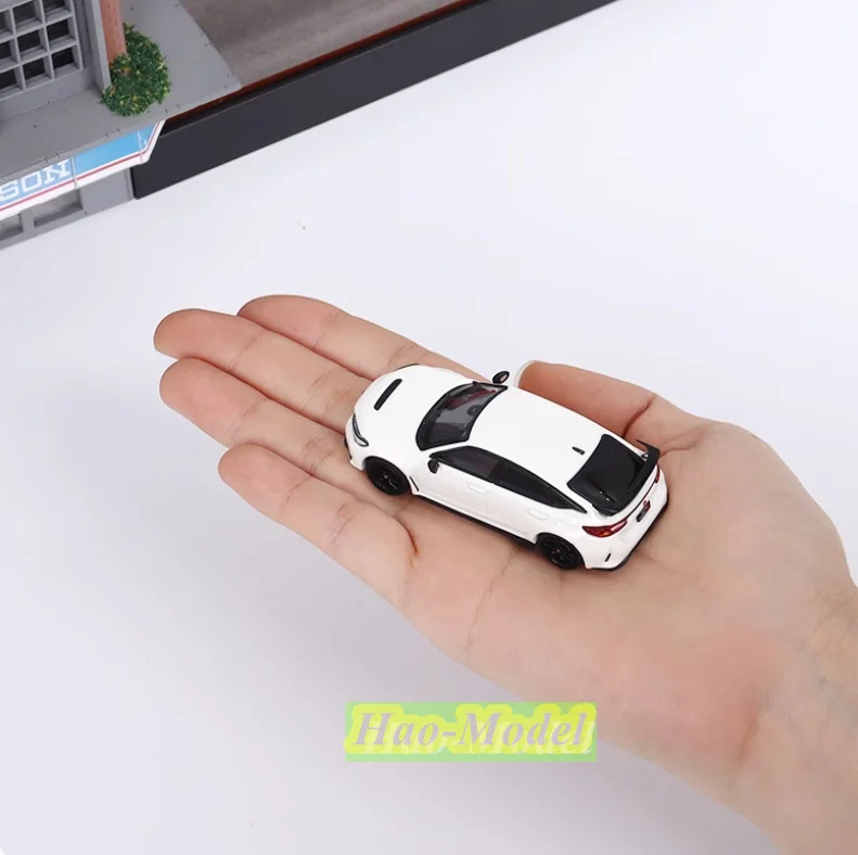 1:64 For Honda Civic Type R FL5 HJ Alloy Metal Diecast Car Model Toys Boys Birthday Gifts Hobby Display Collection Simulation