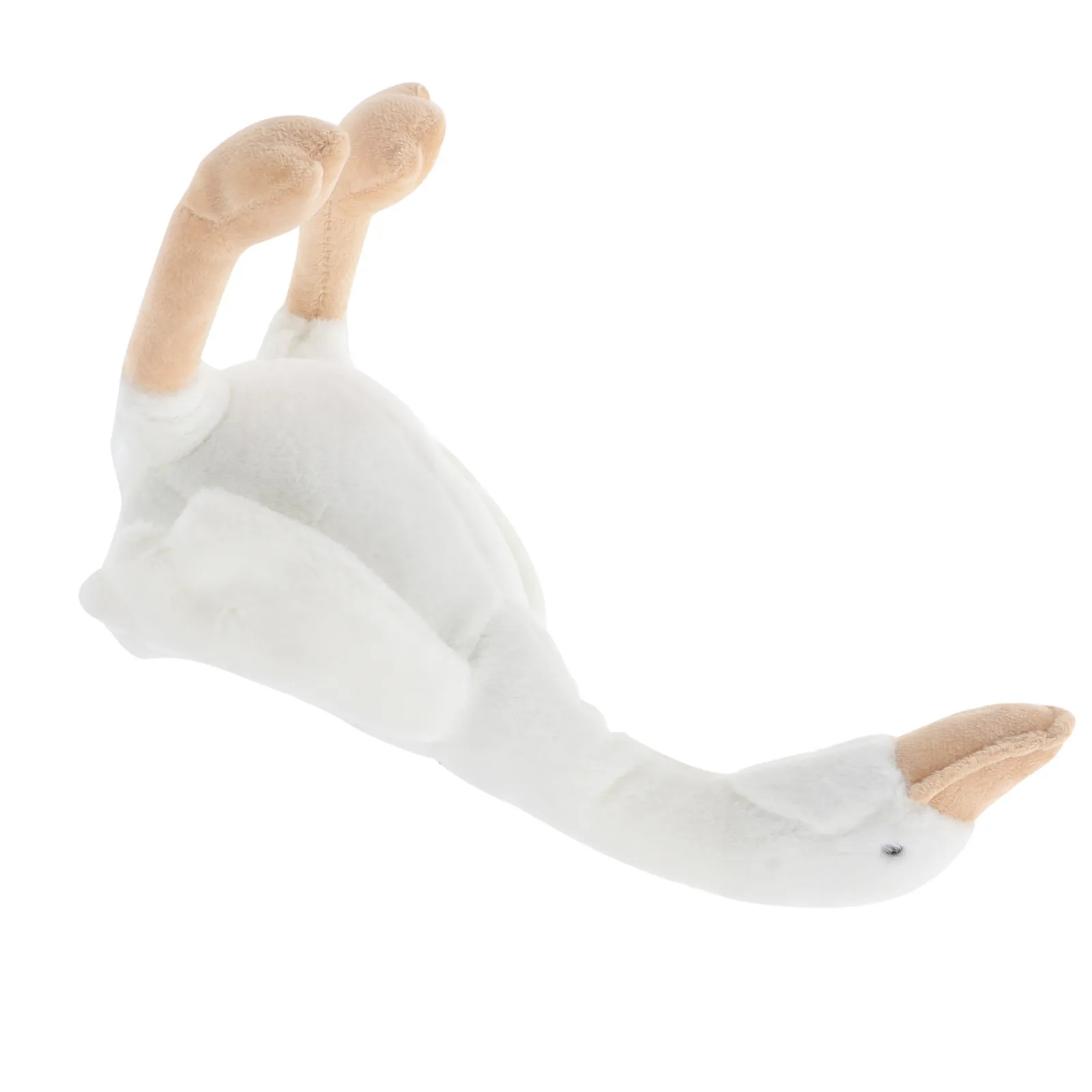 

1Pcs White Goose Cute High Elastic Environmental Cotton Filled Decorative Animal for Home Room Library Party Gift