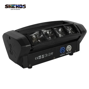 Mini LED Beam Spider 8x6W RGBW 9x10W Moving Head Lighting คุณภาพดีสําหรับงานแต่งงานไนท์คลับ Dj Disco Spider