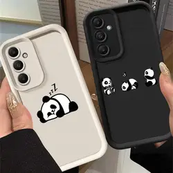 Cute Panda Phone Case for Galaxy A12 A13 A14 4G 5G A13 A22 5G A23 4G 5G A24 4G A32 4G 5G A33 5G A34 5G Matte