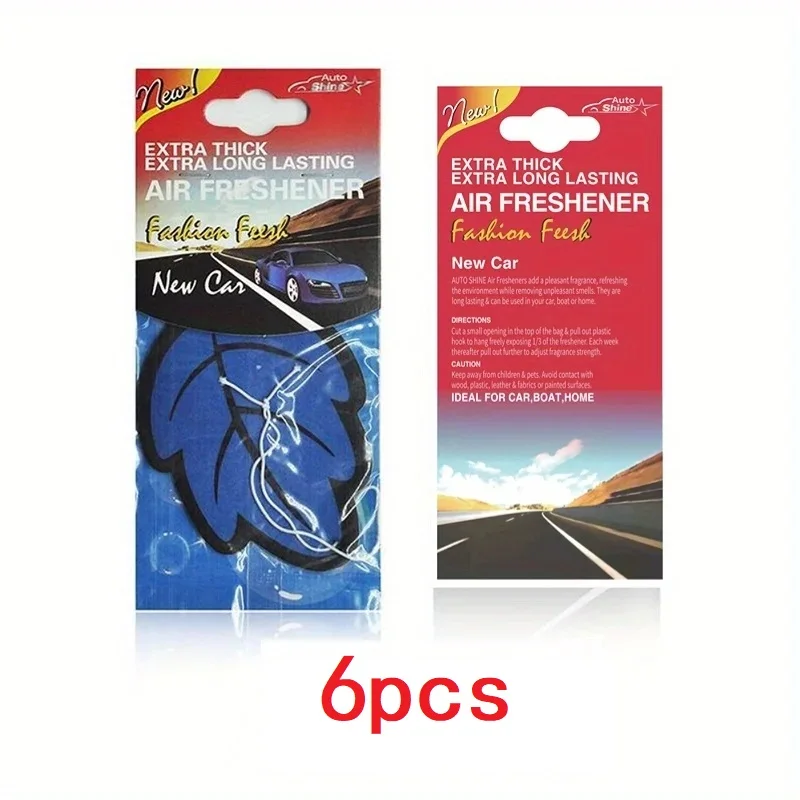 3-60 Stuks Auto Luchtverfrisser Natuurlijke Geurende Thee Papier Auto Opknoping Vanille Parfum Geur Bladvorm Auto accessoires Interieur
